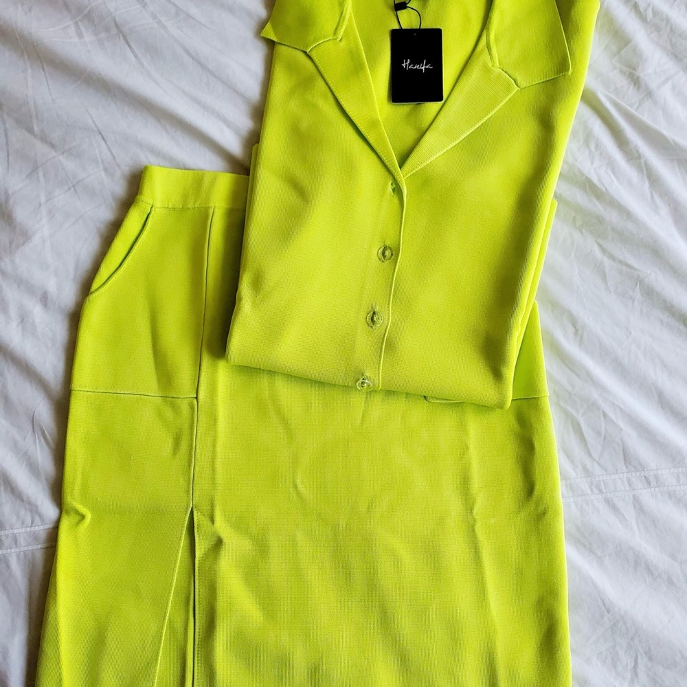 Hanifa Robyn Set in Green